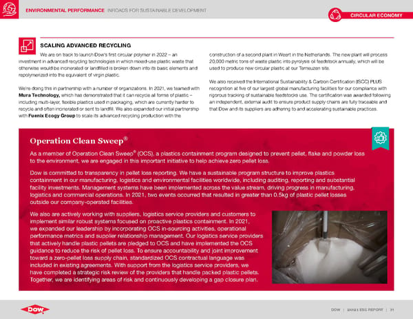 ESG Report | Dow - Page 31
