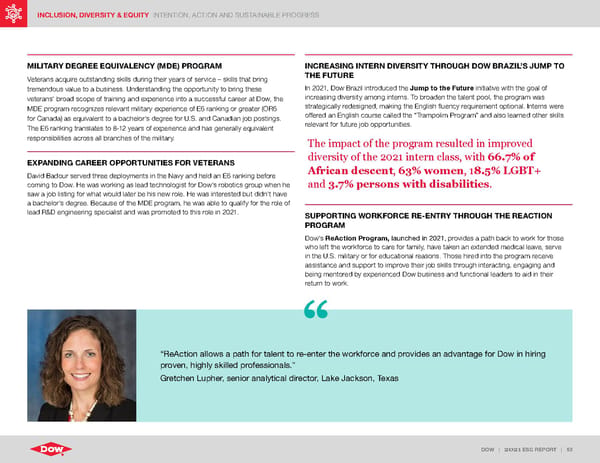 ESG Report | Dow - Page 53