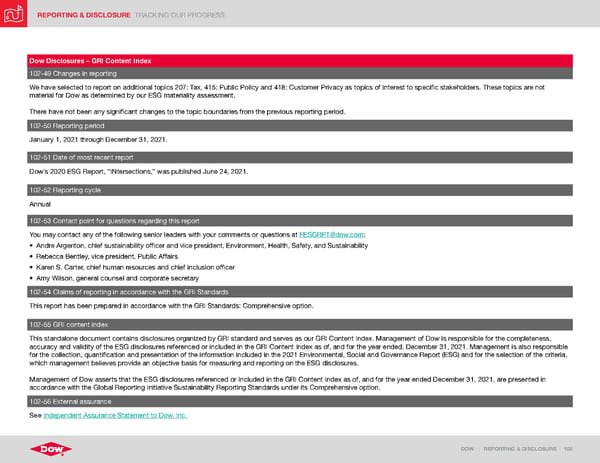 ESG Report | Dow - Page 108