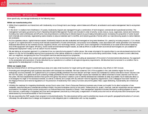 ESG Report | Dow - Page 135