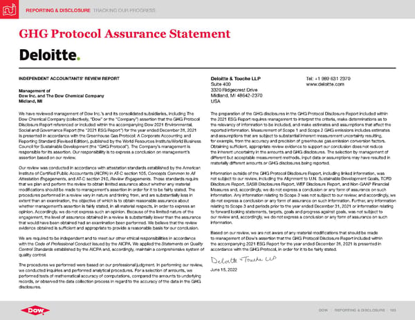 ESG Report | Dow - Page 183