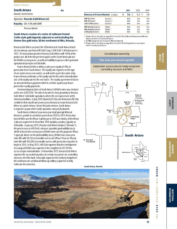 Franco-Nevada 2022 Asset Handbook - Page 59