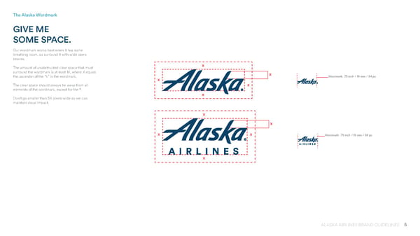 Alaska Airlines Brand Book - Page 5