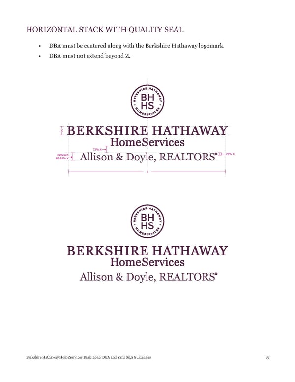 Berkshire Hathaway Brand Book - Page 16