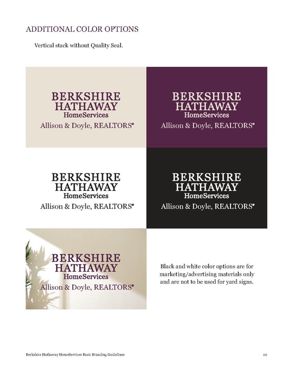 Berkshire Hathaway Brand Book - Page 23