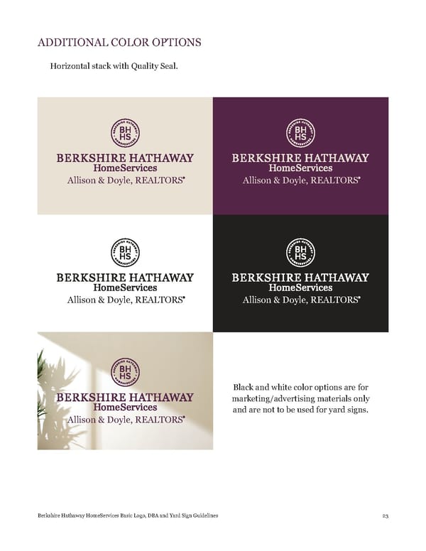 Berkshire Hathaway Brand Book - Page 24