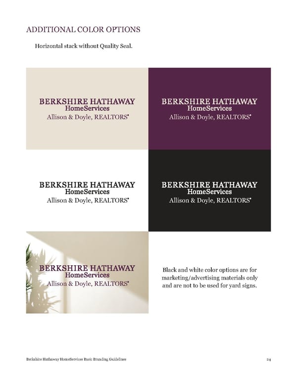 Berkshire Hathaway Brand Book - Page 25