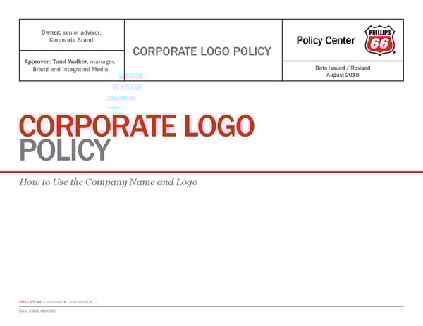 Phillips66 Brand Book - Page 1
