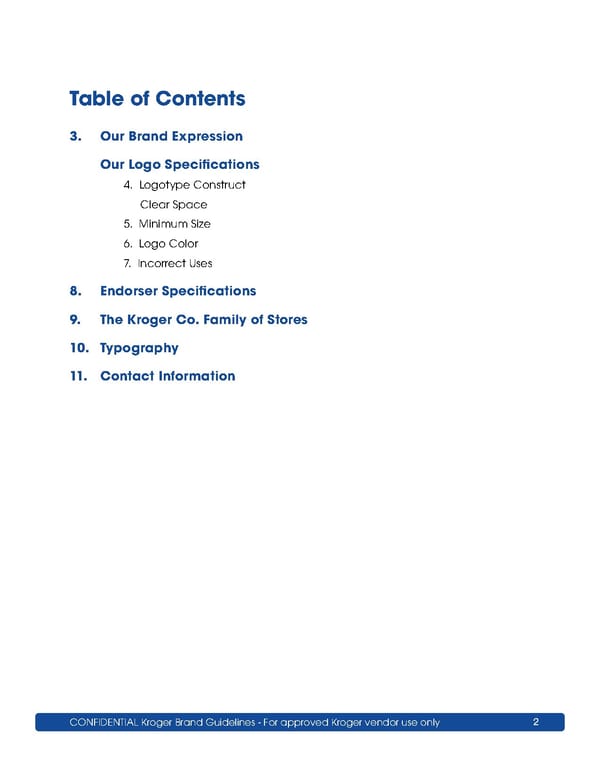 Kroger Brand Book - Page 2