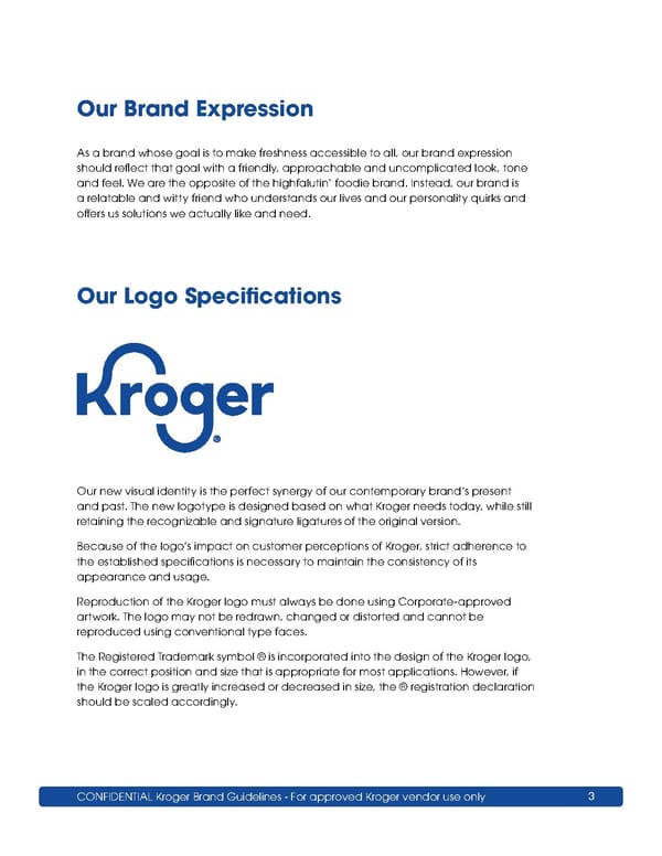 Kroger Brand Book - Page 3
