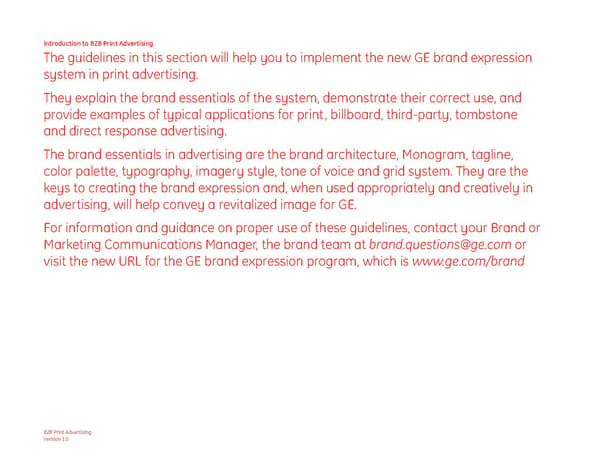 General Electric Brand Book - Page 3