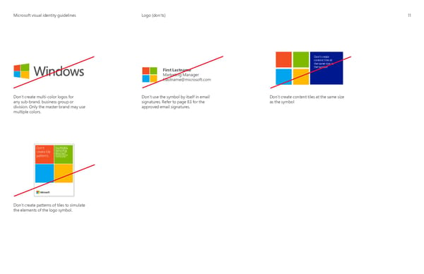 Microsoft Brand Book - Page 14