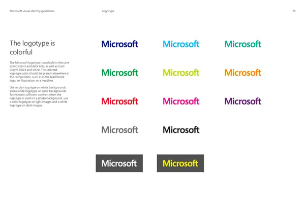 Microsoft Brand Book - Page 18