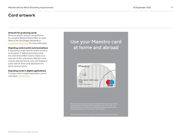 Master Card Brand Book (testing) - Page 9