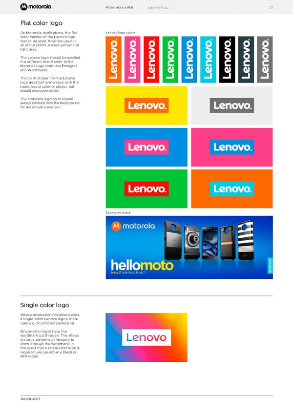 Motorola Brand Book - Page 21