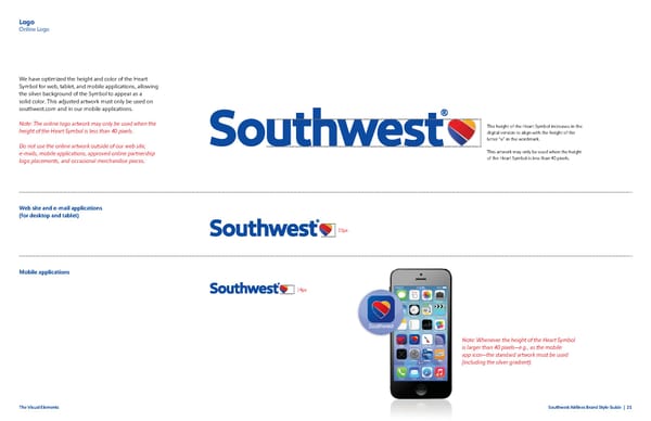 Southwest Airlines Brand Book - Page 21