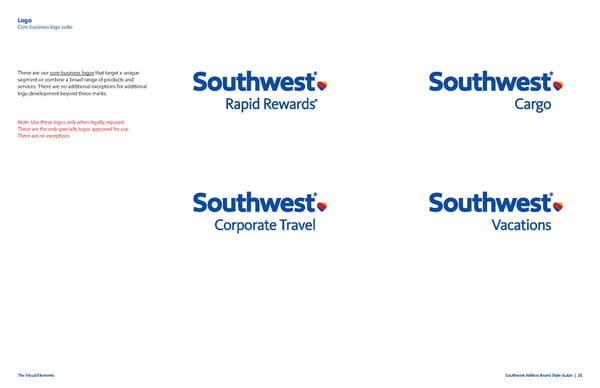 Southwest Airlines Brand Book - Page 26
