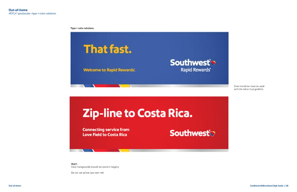 Southwest Airlines Brand Book - Page 68