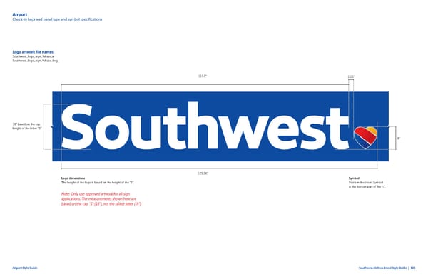 Southwest Airlines Brand Book - Page 125