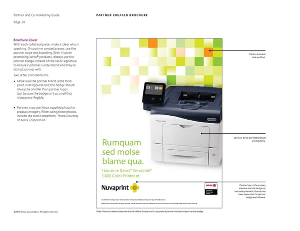 Xerox Brand Book - Page 20