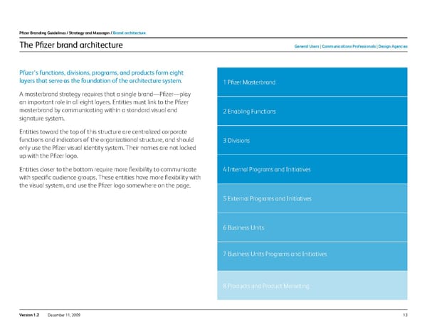 Pfizer Brand Book - Page 13