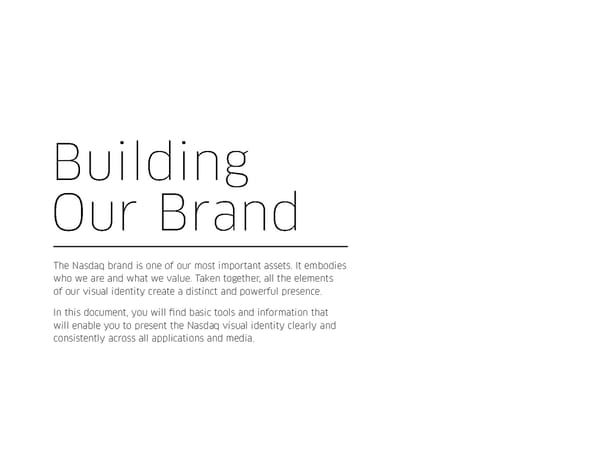 Nasdaq Brand Book - Page 2