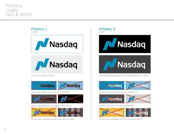 Nasdaq Brand Book - Page 11