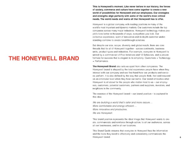 Honeywell Brand Book - Page 6