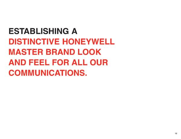 Honeywell Brand Book - Page 12