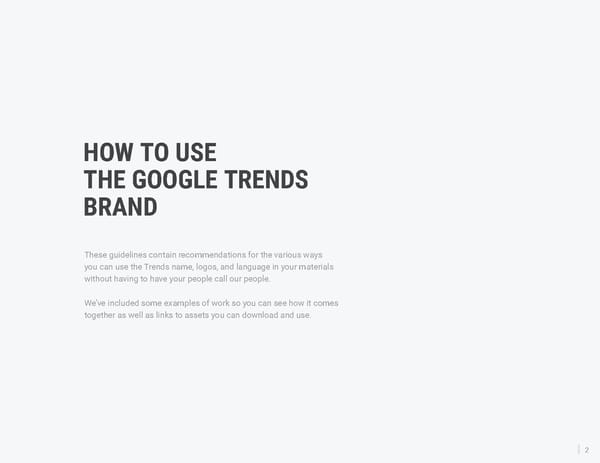Google Trends Brand Book - Page 2