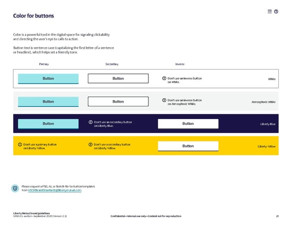 Liberty Mutual Brand Book - Page 21