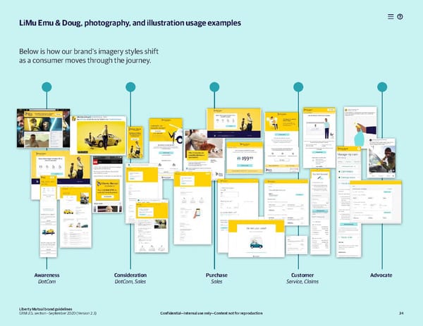 Liberty Mutual Brand Book - Page 34