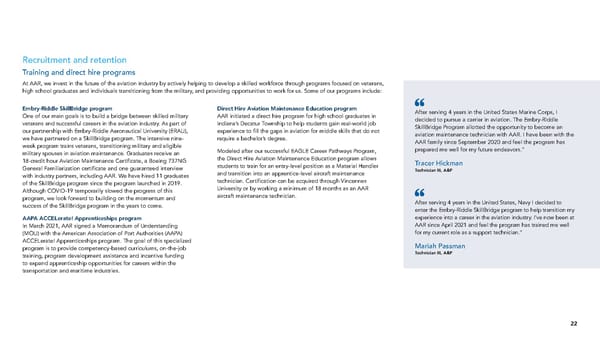 ESG Report | AAR - Page 23