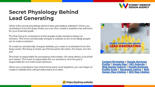 Why Sydney Website Designer Team Is Passionate About Developing Leads and Sales Generating Machine - Page 9