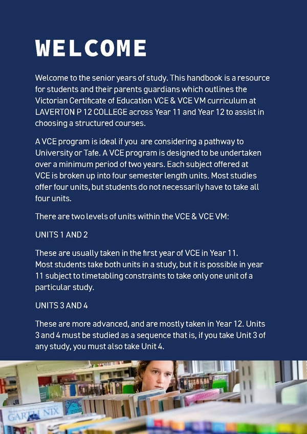 LAV096  VCE VCE VM Course Selection Booklet 2022 - Page 2