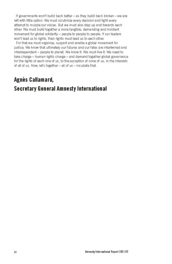 Amnesty International Report 2021/22 - Page 12