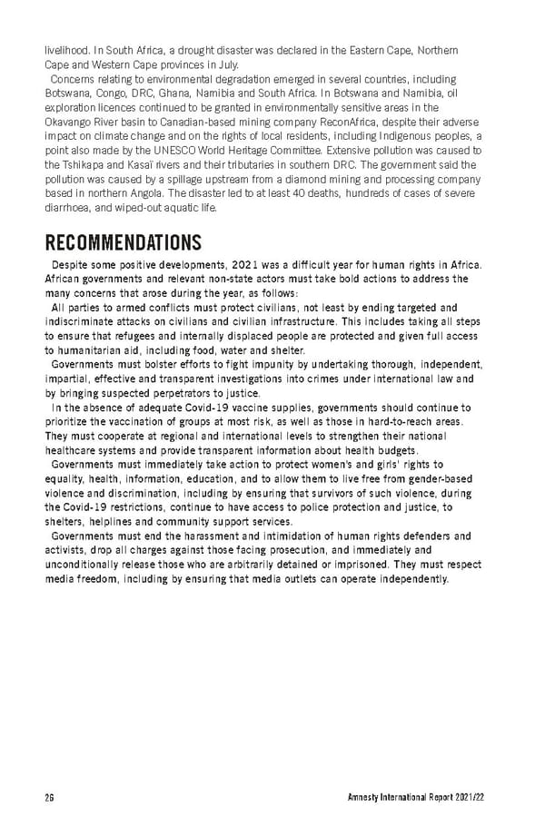 Amnesty International Report 2021/22 - Page 26