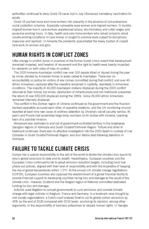 Amnesty International Report 2021/22 - Page 50