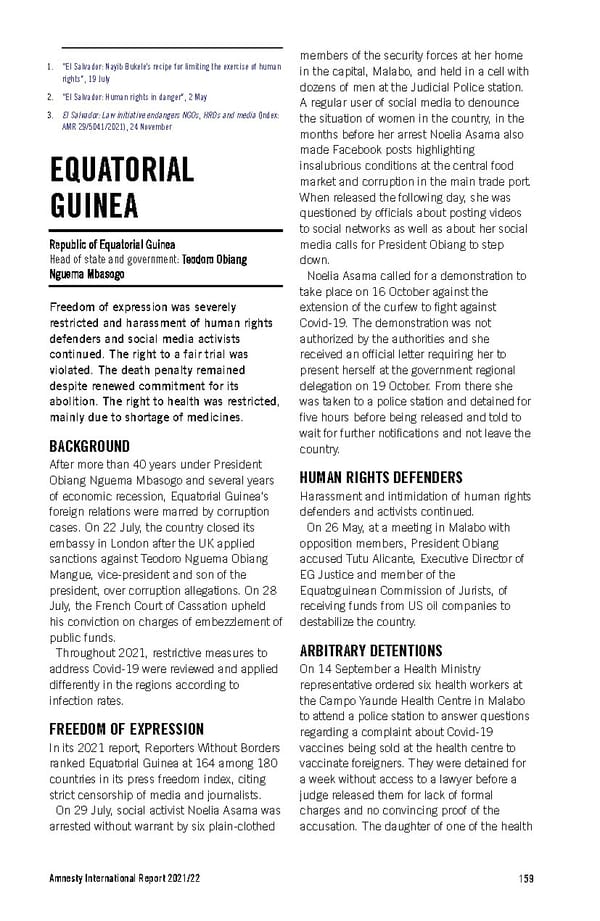 Amnesty International Report 2021/22 - Page 159