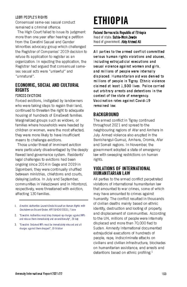 Amnesty International Report 2021/22 - Page 163