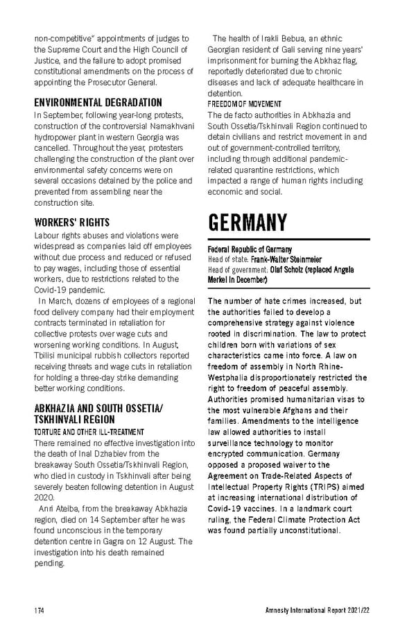 Amnesty International Report 2021/22 - Page 174