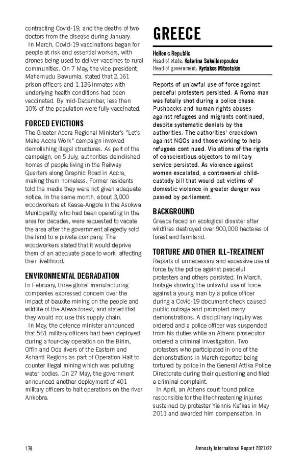 Amnesty International Report 2021/22 - Page 178