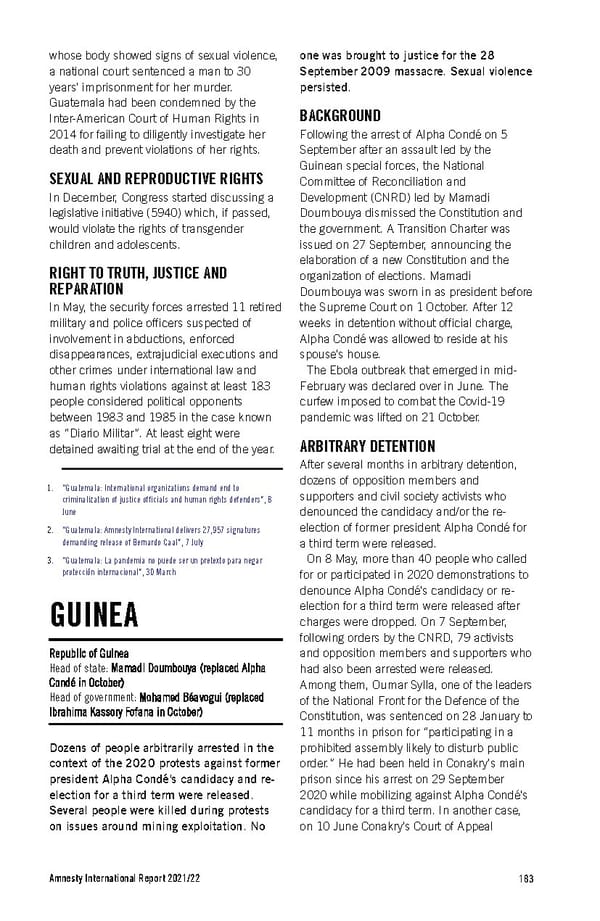 Amnesty International Report 2021/22 - Page 183