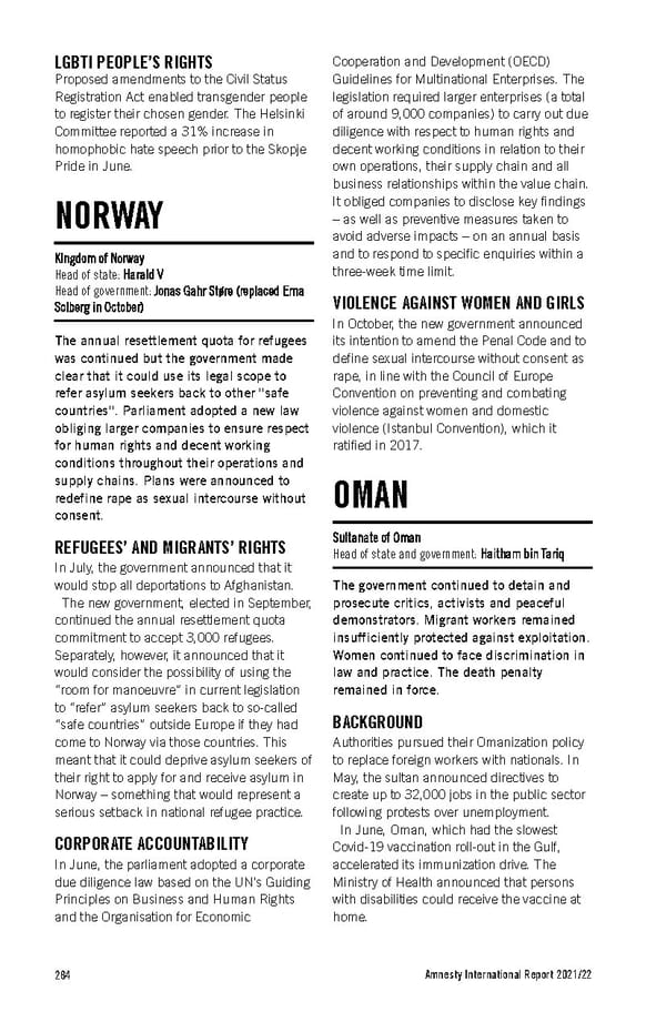 Amnesty International Report 2021/22 - Page 284
