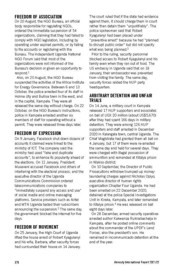 Amnesty International Report 2021/22 - Page 378