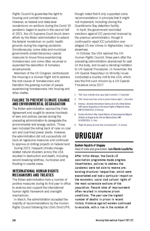 Amnesty International Report 2021/22 - Page 394