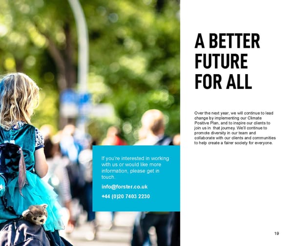 Forster Communications Impact Report 2021-22 - Page 19