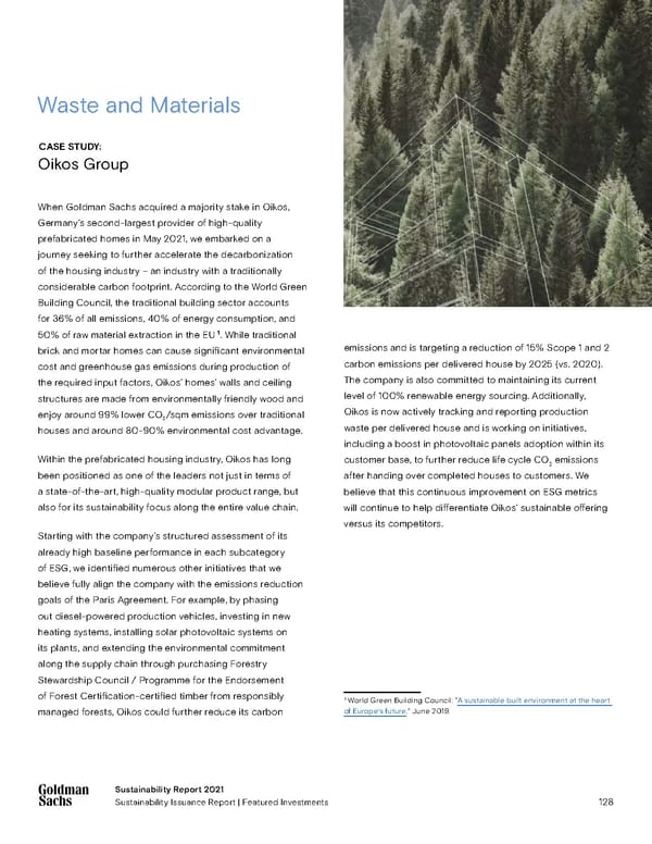 Sustainability Report | Goldman Sachs - Page 128