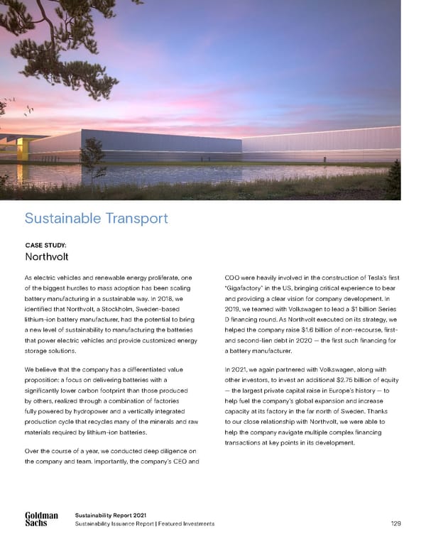 Sustainability Report | Goldman Sachs - Page 129