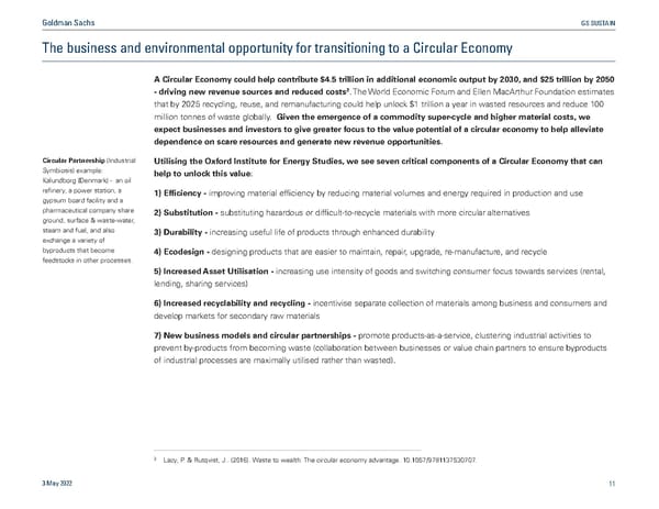 GS SUSTAIN: Circular Economy Report - Page 12